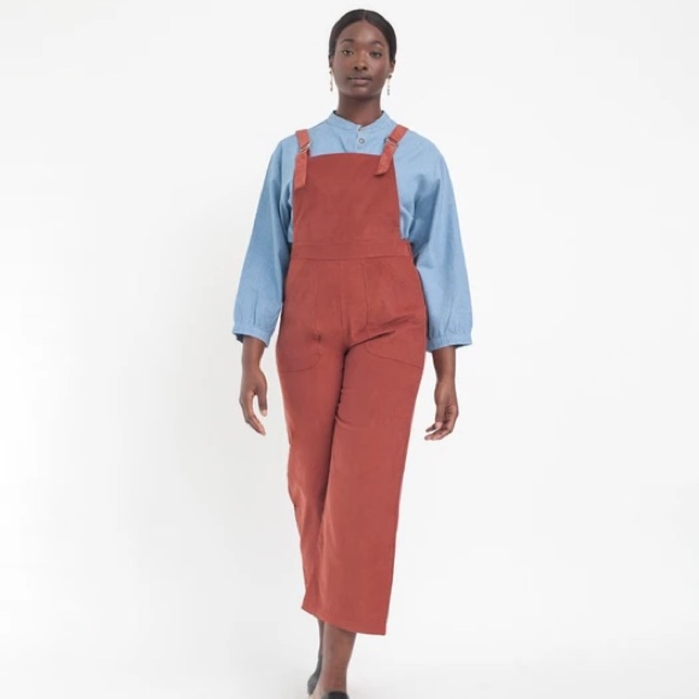 ISO Loup Flora Overalls in Clay, Small